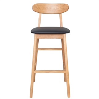 Barstol i egetræ (Model: Valdis)