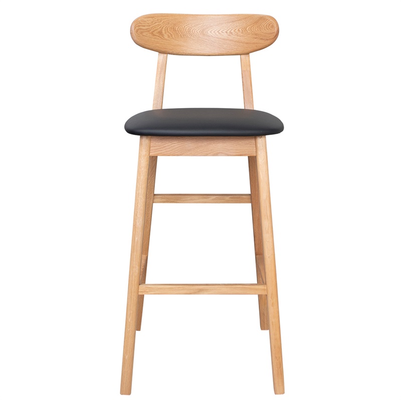 Barstol i egetræ (Model: Valdis)