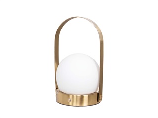 Trådløs LED bordlampe i guld - Dione