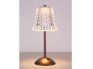 Trådløs LED bordlampe, mocca - Silva