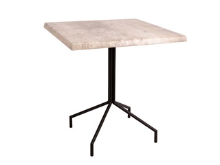 Bistro laminat bord, 70x70, rustik træ 