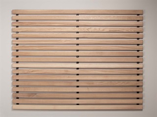 Vægpanel 100×130 cm, Hvid olie