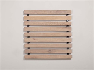 Vægpanel 52×50 cm, Hvid olie
