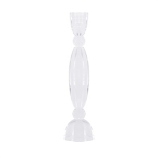 Klar krystal lysestage – Anemone 22 cm