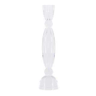 Klar krystal lysestage – Anemone 26 cm