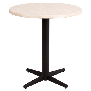 Bistro laminat bord, hvid marmor 