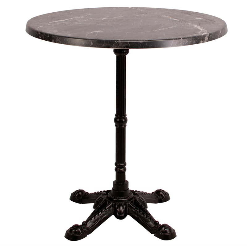 Bistro laminat bord, mørk marmor