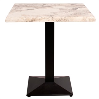 Bistro laminat bord, 70x70, natur marmor