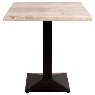 Bistro laminat bord, 70x70, rustik træ 