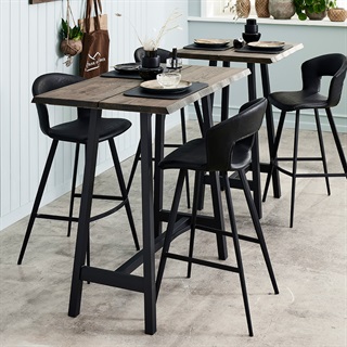 Cafebord/barbord i massiv eg