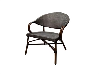 Lounge stol udendørs i brun