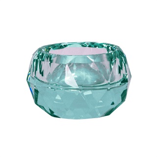 Krystal fyrfadsstage – Georgine, mintgrøn