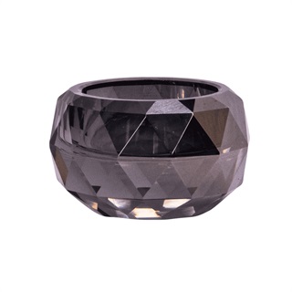 Krystal fyrfadsstage – Georgine, smoke