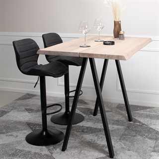 Café-/bar/sofabord i massiv eg 120x80 cm, valgfri farve (Model: Hugin)