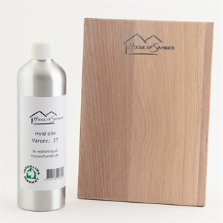 Hvid olie, 300ml flaske