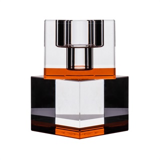 Krystal lysestage – Lyng, fersken