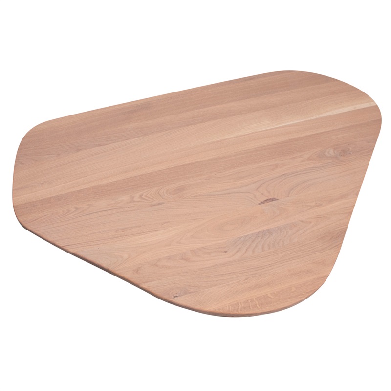 Sofabord i massiv eg 70×50 cm (model: Organic)