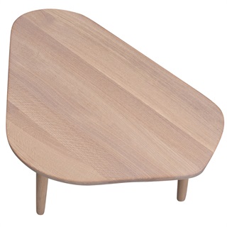 Sofabord i massiv eg 90×60 cm (model: Organic)