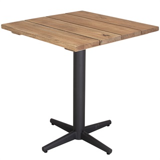 Cafebord 66x66 cm, antik brun (Model: Outland)