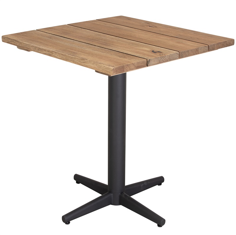 Cafebord 79x79 cm, antik brun (Model: Outland)