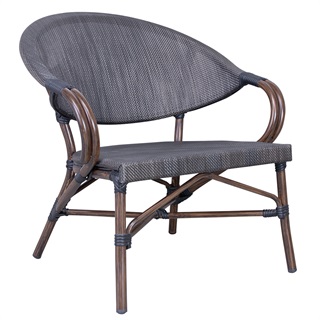 Lounge stol i brun (Model: Paris)