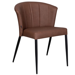 Spisebordsstol Cognac PU (Model: Thor)