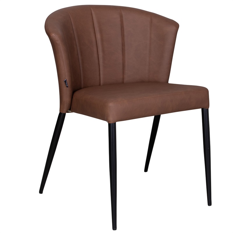 Spisebordsstol Cognac PU (Model: Thor)
