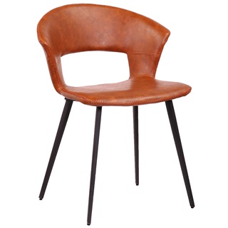 Spisebordsstol Cognac (Model: Tora)