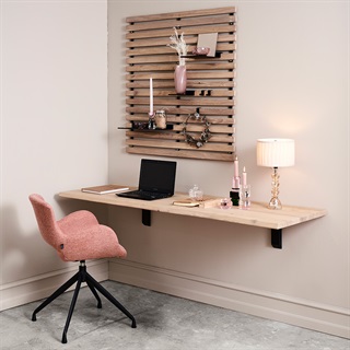 Skrivebordsplade 140x47 cm, valgfri farve (model York)